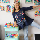 Bordados en sweater para la marca Declarative Label de Seattle, USA.. Een project van Borduurwerk van Katy Biele - 01.01.2019