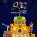 Ilustración para el festival de jazz, pachuca 2019. Ilustração tradicional projeto de ervin mendoza - 01.07.2019