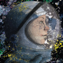 Space Girl. Ilustração digital projeto de Susana López-Varó - 13.08.2019