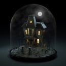 Haunted house. 3D, and 3D Animation project by Eigleer Nunes - 08.20.2019