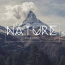 Nature. Un proyecto de Diseño gráfico, Tipografía y Diseño Web de Zamara Reyes - 29.08.2019
