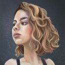 Character Painting . Un proyecto de Ilustración, Diseño de personajes, Ilustración digital e Ilustración de retrato de Érika Casab - 03.09.2019