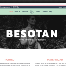 Diseño web para Besotan - Asesora de porteo y maternidad en Heidelberg.. Un proyecto de Diseño Web de Raquel García Arévalo - 15.09.2018