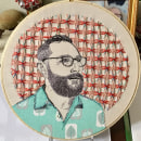 Mi Proyecto del curso: Creación de retratos bordados. Embroider project by Alejandra Alvarez - 09.16.2019