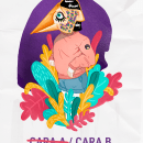 Cara A, cara B. Traditional illustration, Character Design, Drawing, and Digital Illustration project by Carolina Jiménez Domínguez - 09.17.2019