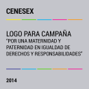 CENESEX Logo para Campaña "POR UNA MATERNIDAD y PATERNIDAD EN IGUALDAD DE DERECHOS Y RESPONSABILIDADES". Un projet de Direction artistique , et Création de logos de Alejandro Cervantes - 05.10.2014