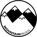 Mountaim Prods logos. Br, ing e Identidade, Design gráfico, e Design de logotipo projeto de Alexandra Townsend - 28.09.2019