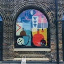 Coal Drops Yard • Londres King’s Cross . Un proyecto de Diseño, Ilustración tradicional, Diseño de interiores, Collage, Ilustración digital y Decoración de interiores de Helena Pallarés - 03.07.2019