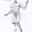 Mi Proyecto del curso: Ilustración para cómics: anatomía de un superhéroe. Comic, Desenho a lápis, Desenho, e Desenho artístico projeto de Luis Penieres - 31.10.2019