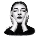 Retrato realista con lápiz de grafito: María Callas. Un proyecto de Ilustración de retrato y Dibujo de Retrato de Javi Cohen - 09.11.2019