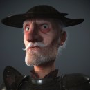 Quijote 3D. A 3D, 3D Animation, 3d Modeling, 3D Character Design, and 3D Design project by Miguel Miranda - 08.11.2017