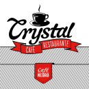 Crystal Bar-Cafetería. Design, Br, ing, Identit, Vector Illustration, Icon Design, and Logo Design project by Carlos M Barcas Aladro - 08.11.2018