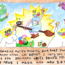 Postals de Nadal 1999-2018 part 02 (Evolució anual de idees a cadascuna mes psicotropica). Comic projeto de Jordi Palotes - 20.11.2019