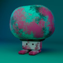 Toxic mashroom. Un proyecto de 3D, Post-producción fotográfica		, Modelado 3D, Videojuegos y Diseño 3D de Cristina Zafra - 28.11.2019