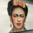Frida Kahlo. Pintura em aquarela, e Desenho de retrato projeto de maarta - 15.12.2019