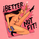 Better not fit!. Un proyecto de Ilustración tradicional de Dennis Quiñones - 16.12.2019