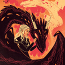 Daenerys. Un proyecto de Ilustración tradicional de Dennis Quiñones - 16.12.2019