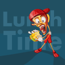 Lunch Time. Un proyecto de Diseño de personajes de Patricio Leon - 04.01.2020