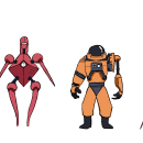 5 Astronautas Bionicos: Fábrica de personajes ilustrados. Un proyecto de Diseño de personajes de Isaac Olivares - 06.01.2020