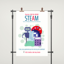 Cartel proyecto STEAM. Poster Design project by Marta Rico Ruiz - 01.09.2020