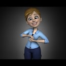 Expresión facial y corporal. Animação 3D projeto de Natalia Luna - 10.01.2020