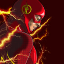 The Flash. Ilustração digital projeto de Ian Roser - 19.01.2020