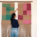 Cuadro Textil para casa en la playa. Design, and Fiber Arts project by TRAMARTE - 01.18.2020