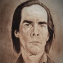 Retrato a mano alzada de Nick Cave. Pencil Drawing, Portrait Drawing, and Artistic Drawing project by Anthony Saif - 11.08.2019
