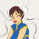 Chun Li - (Street Fighter). Traditional illustration, and Pencil Drawing project by Adrian Filippo - 01.21.2020