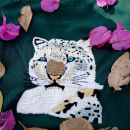 Leopardo de las nieves. Arts, Crafts, and Embroider project by Yeri Marbi - 01.27.2020