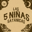 Las 5 niñas satánicas. . Traditional illustration, and Character Design project by Sergio Casasola - 02.01.2020