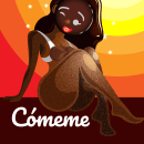 Cómeme (cake girl) Ein Projekt aus dem Bereich Traditionelle Illustration, Design von Figuren, Vektorillustration, Bleistiftzeichnung und Plakatdesign von Eduardo Pantle - 05.02.2020