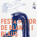Festa Major de Blancs i Blaus 2019. Ilustração tradicional, e Design gráfico projeto de Enric Lax Sulé - 24.08.2020