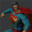 superman sculture - fanart. Un proyecto de Escultura de Sebastian Parra Aragon - 22.02.2020