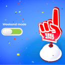 Weekend mode. Motion Graphics project by Alberto Padierna Quintana - 03.06.2020