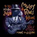 Mules'n'Blues festival. Illustration project by David de Ramón - 01.01.2020