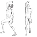 Prácticas de poses artísticas. . Desenho projeto de Luis Alvear - 15.03.2020