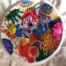 Mi Proyecto del curso: Técnicas básicas de bordado y acuarela. Fashion, Fashion Design, Watercolor Painting, and Embroider project by Annie Najarro - 03.18.2020