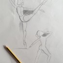 Movimiento Gestual - Anatomía Humana Masculina y Femenina . Pencil Drawing, and Artistic Drawing project by Natalia Osuna Pérez - 03.22.2020
