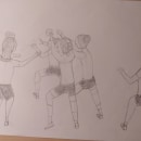 Cambio de vista en el partido. Pencil Drawing project by sergi.sanchezc - 03.23.2020