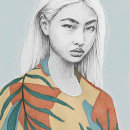 Mi Proyecto del curso: Retrato con lápiz, técnicas de color y Photoshop. Portrait Illustration project by anaruizhierro - 03.25.2020