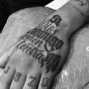 Mi Proyecto del curso: Tatuaje para principiantes. Un proyecto de Caligrafía, Lettering, Diseño de tatuajes, H y lettering de Arturo Zepeda - 26.03.2020