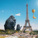 Gorila en Paris. Creativit project by Edu Sandoval - 03.26.2020