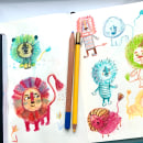 My project in Illustration Techniques to Unlock your Creativity course. Un projet de Illustration traditionnelle, Illustration numérique et Illustration jeunesse de Ira Baykovska - 30.03.2020