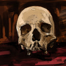 Calavera-Skull. Digital Illustration project by Jose Torres - 03.31.2020