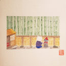 Final Project: Watercolor Illustration with Japanese Influence. Un proyecto de Dibujo y Pintura a la acuarela de seronion - 01.04.2020