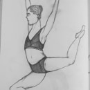 Figura humana (cuarentena). Pencil Drawing project by elena.ocanyap - 04.02.2020