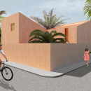 An Andalusian town-house atmosphere. Interior Architecture project by Balazs Marta - 04.03.2020