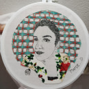 Mi Proyecto del curso: Creación de retratos bordados. Embroider project by Cata Torres - 04.04.2020