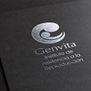 Logo Genvita - Reproductive Medicine Institute. Br, ing e Identidade, Design gráfico, e Design de logotipo projeto de Paulina Vitti - 10.03.2017